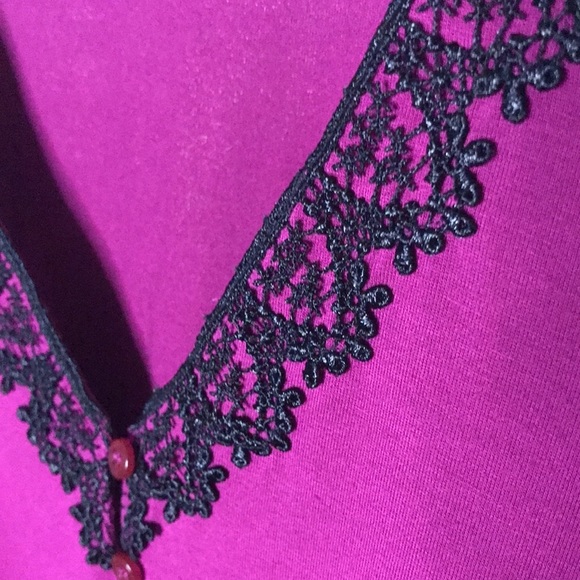 DKNY Button Up Pajama Top - Picture 5 of 7